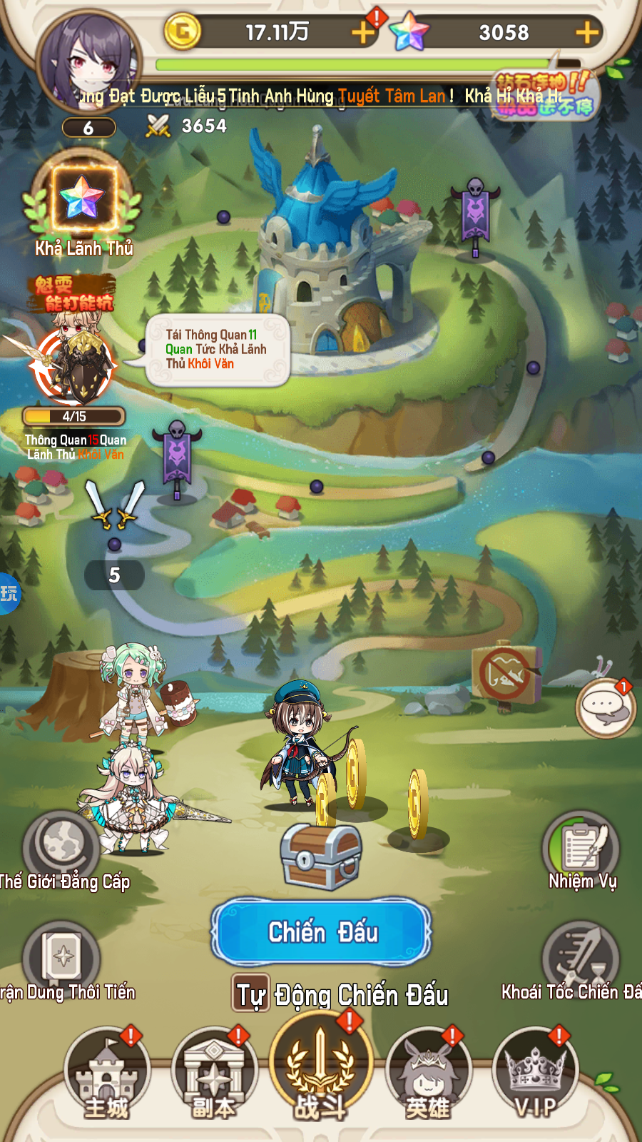Idle Girls Arena Private Việt Hoá