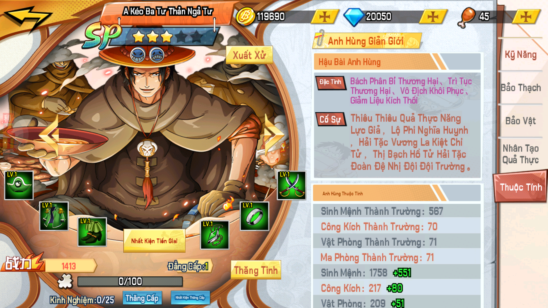 One Piece Gomu Huyền Thoại 3 Private Việt Hoá