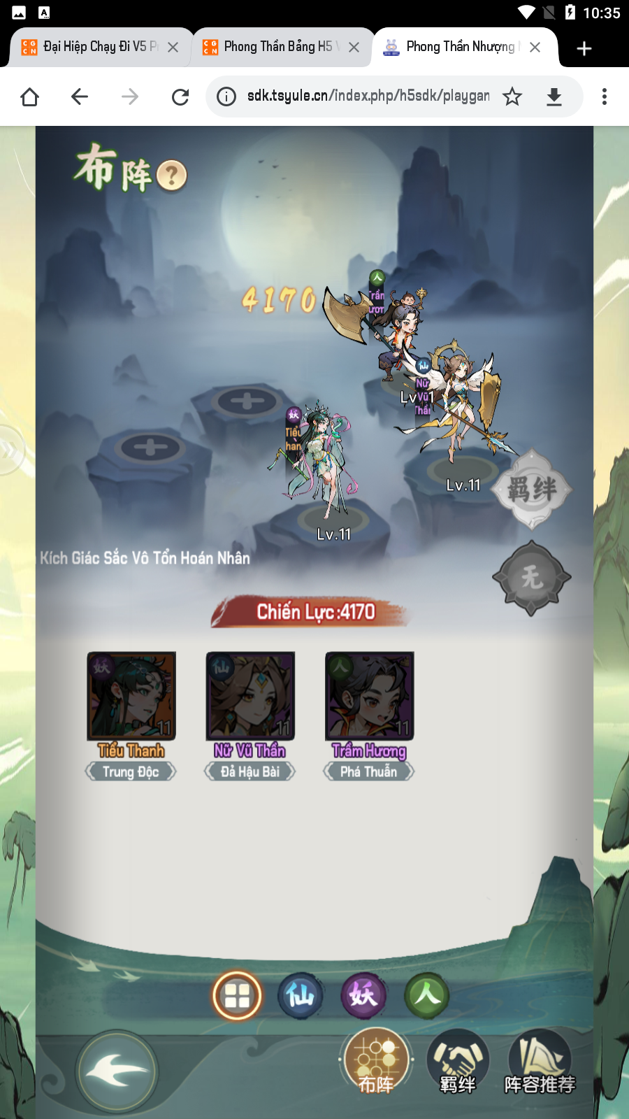 Phong Thần Bảng H5 Việt Hoá