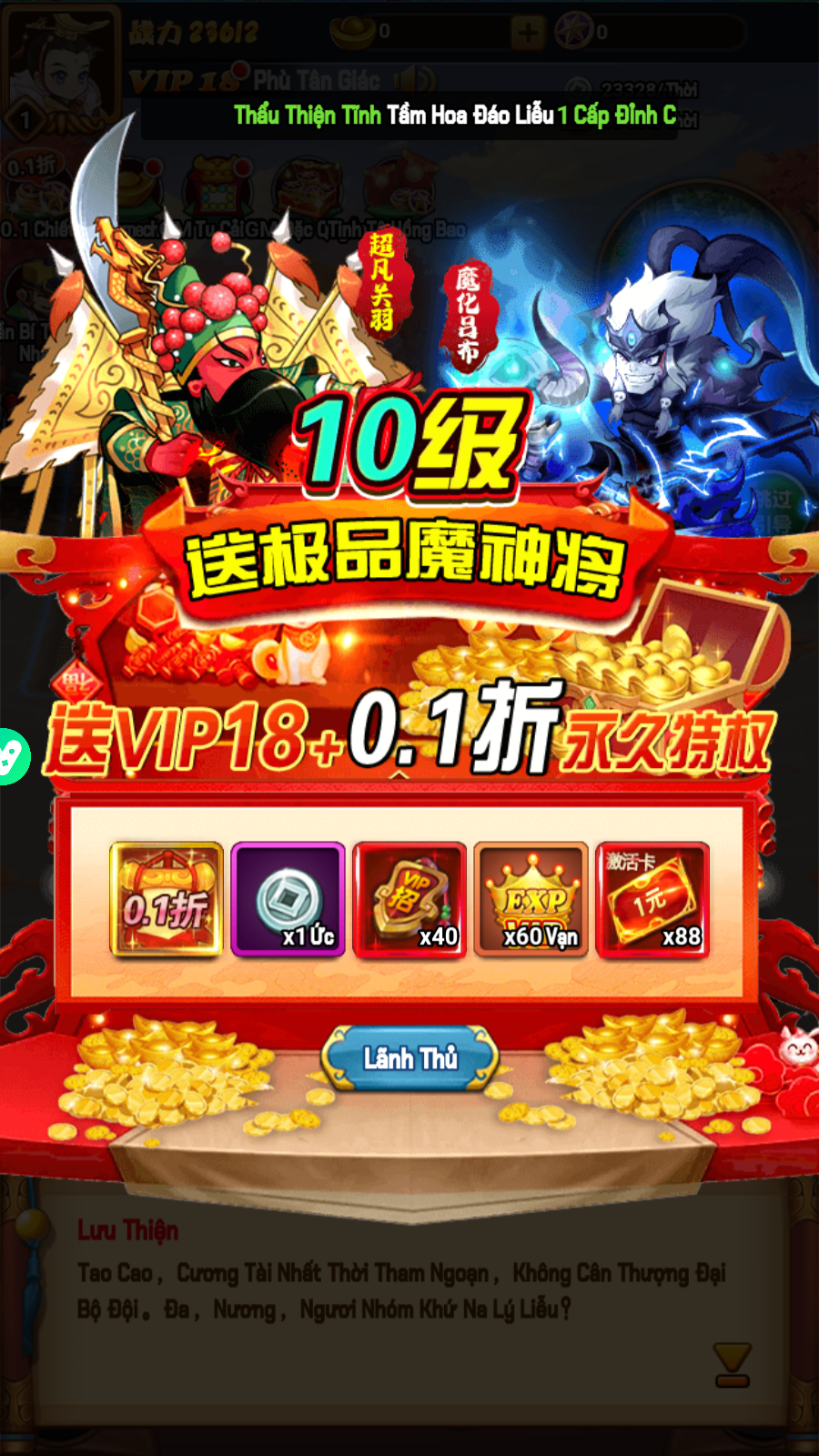 3Q Vượt Thời Đại - Idol Tam Quốc H5 Việt Hoá