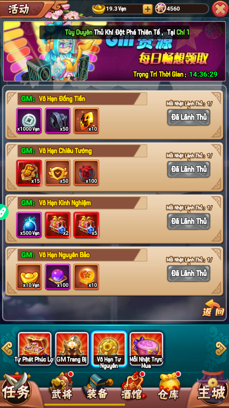 3Q Vượt Thời Đại - Idol Tam Quốc H5 Việt Hoá