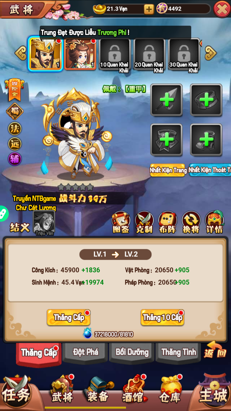 3Q Vượt Thời Đại - Idol Tam Quốc H5 Việt Hoá