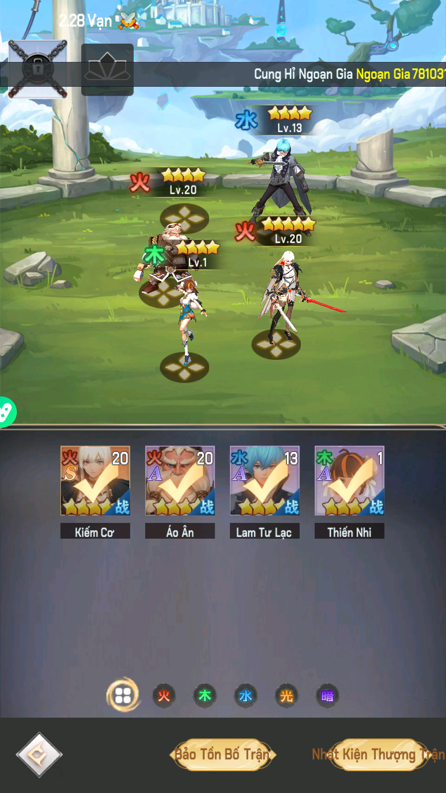 Phong Chi Kiếm Vũ Private Việt Hoá