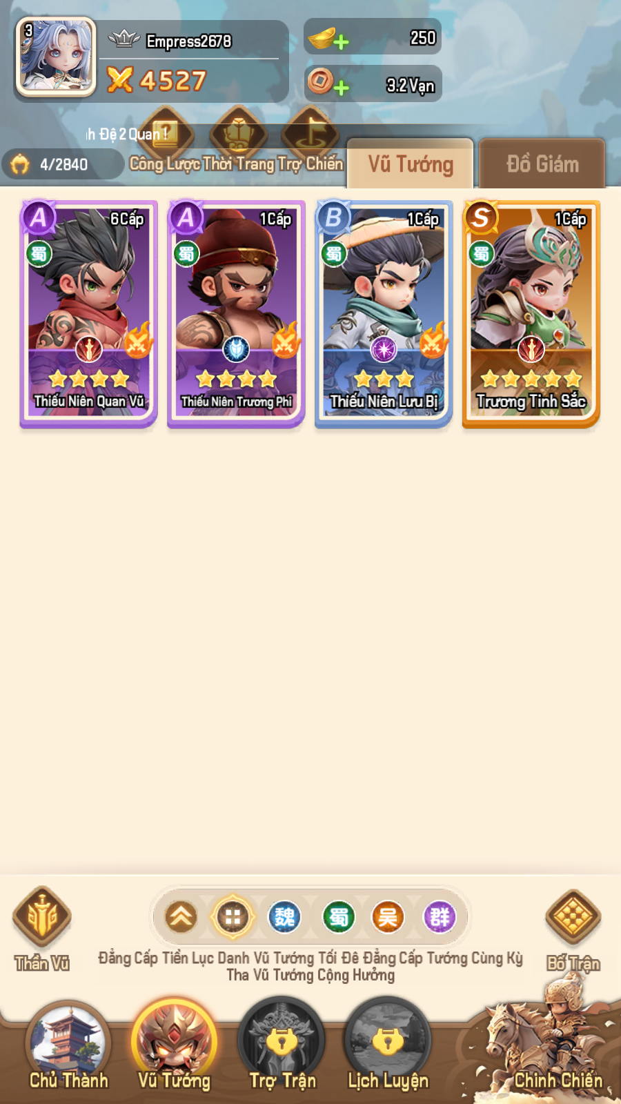 Tam Quốc Khởi Động - Samkok: New Force Private Việt Hoá